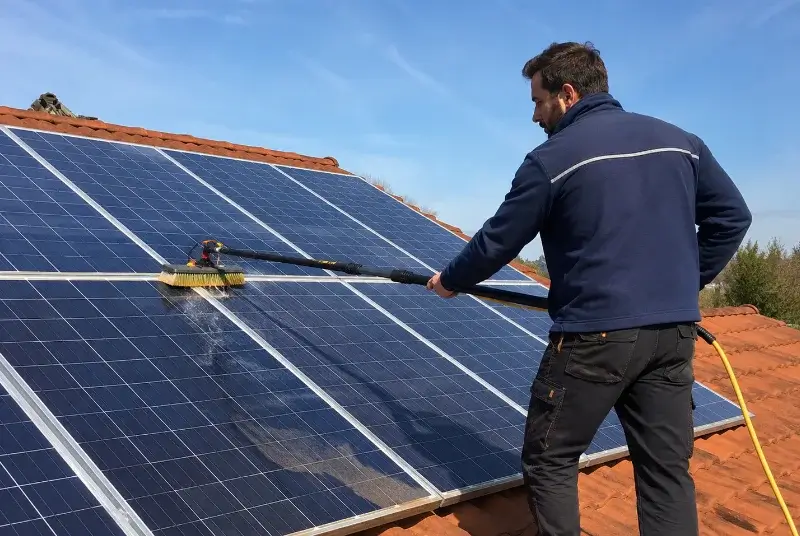 Nettoyage et entretien de panneaux solaires à Saint-Magne-de-Castillon